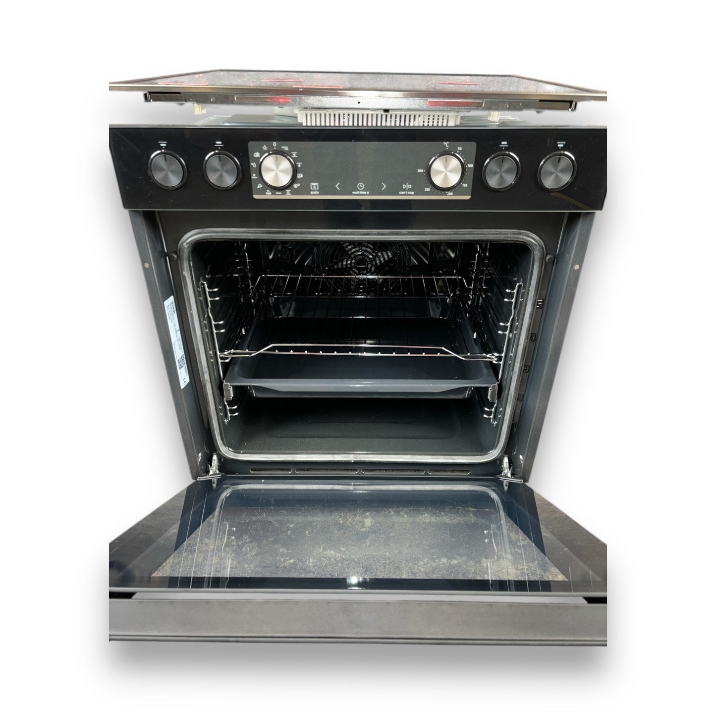 Gorenje BLACK SET 5 INDUCTION Einbauherdset Induktionskochfeld, A, 77 l (BCIX6737E05BG+GI6400BXDE)