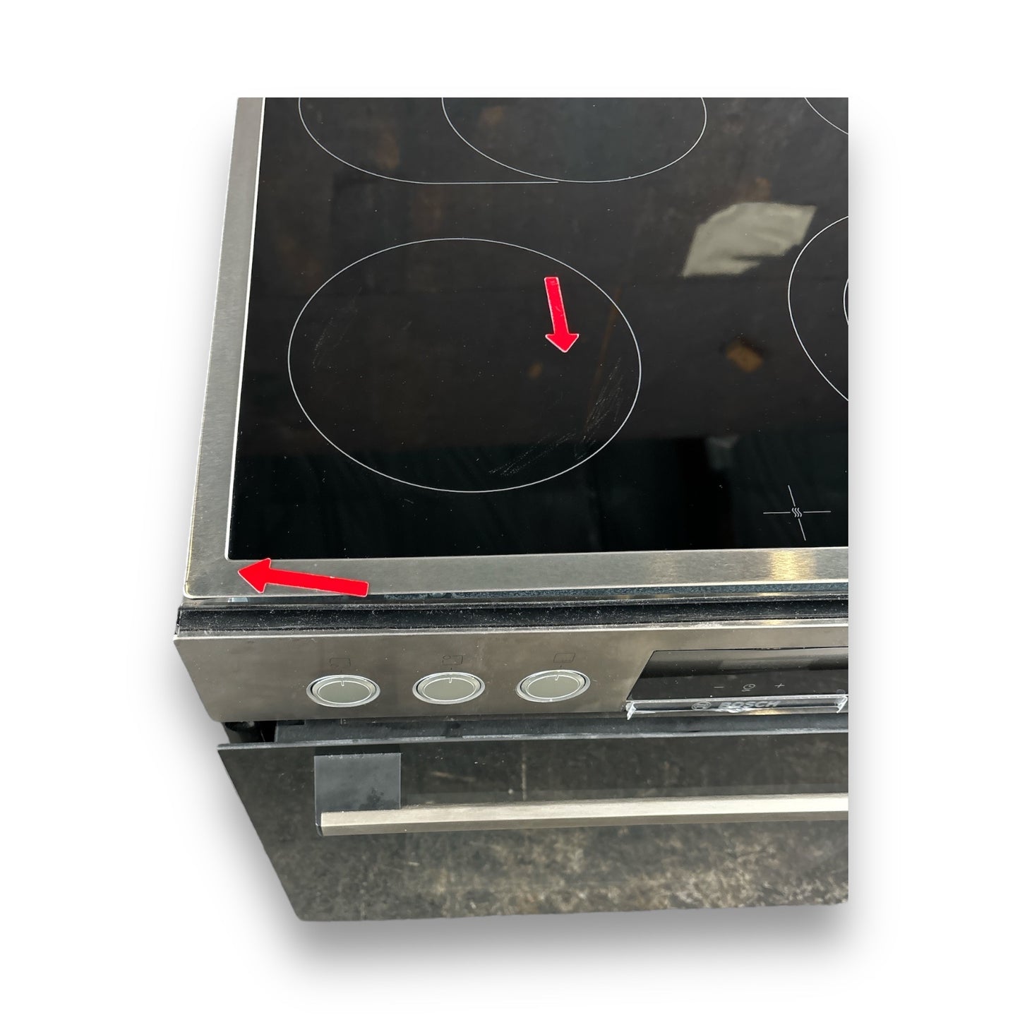 Bosch HND411LS67 Serie 4 Einbauherdset Glaskeramikkochfeld A+ 71l