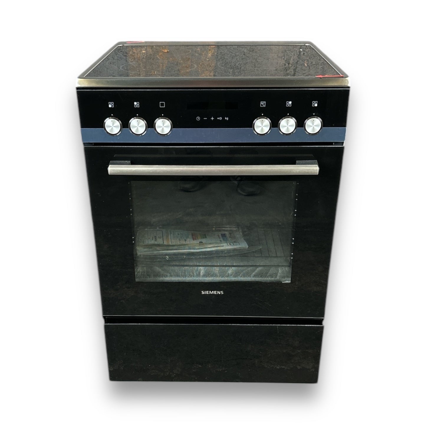 Siemens HK9S5A240 Standherd Elektrokochfeld Schnellaufheizung, ecoClean Selbstreinigungshilfe, 3D Heißluft,