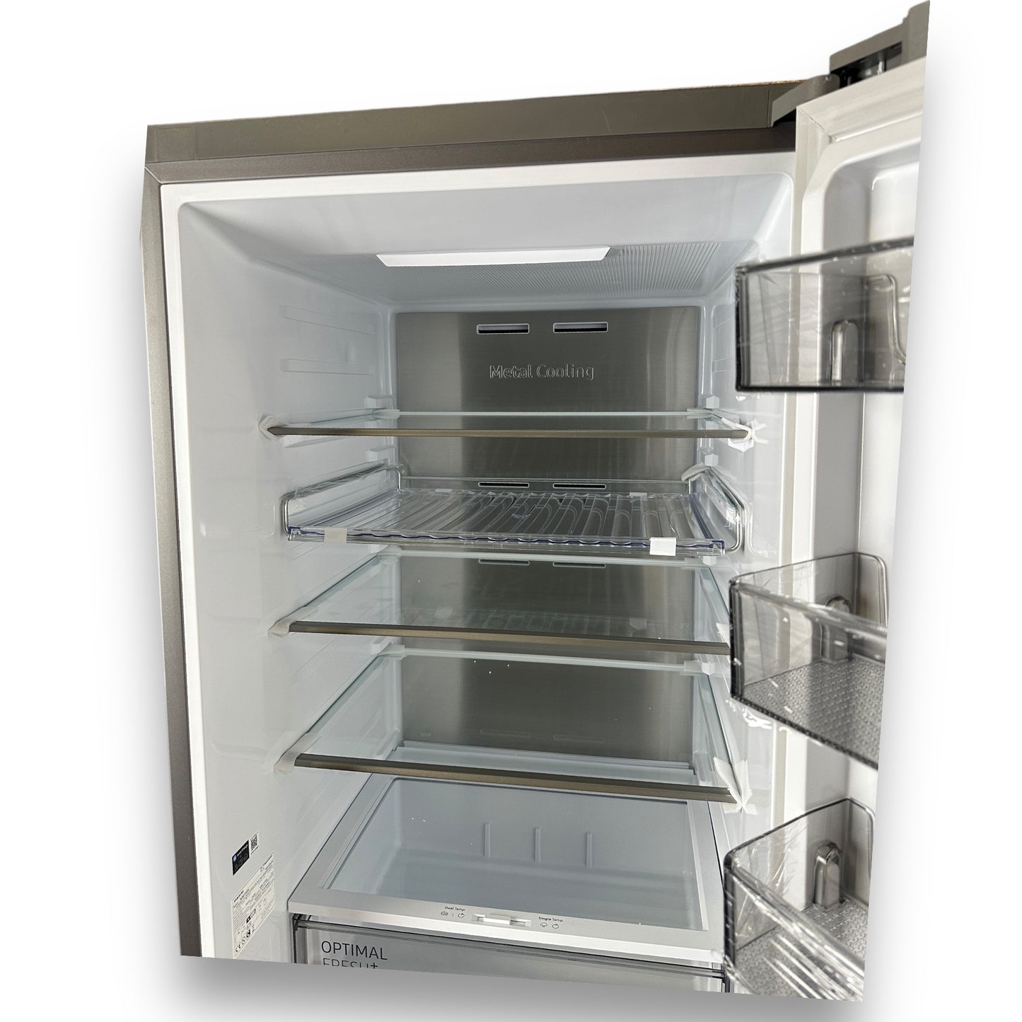 Samsung RL38C775CS9/EG Kühlgefrierkombination C, 390 l, 203 cm hoch, Premium Edelstahl Look