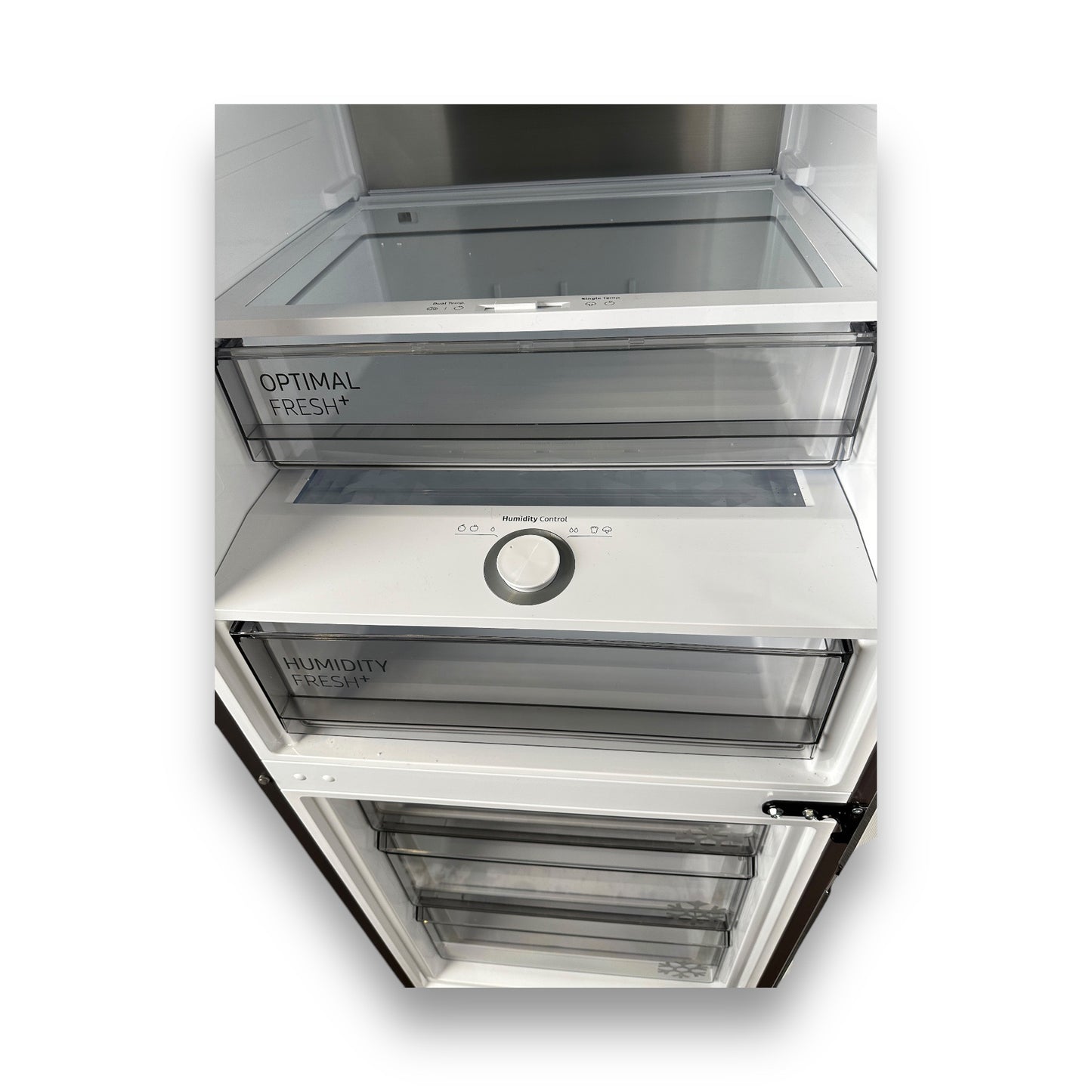 Samsung RL38C775CS9/EG Kühlgefrierkombination C, 390 l, 203 cm hoch, Premium Edelstahl Look