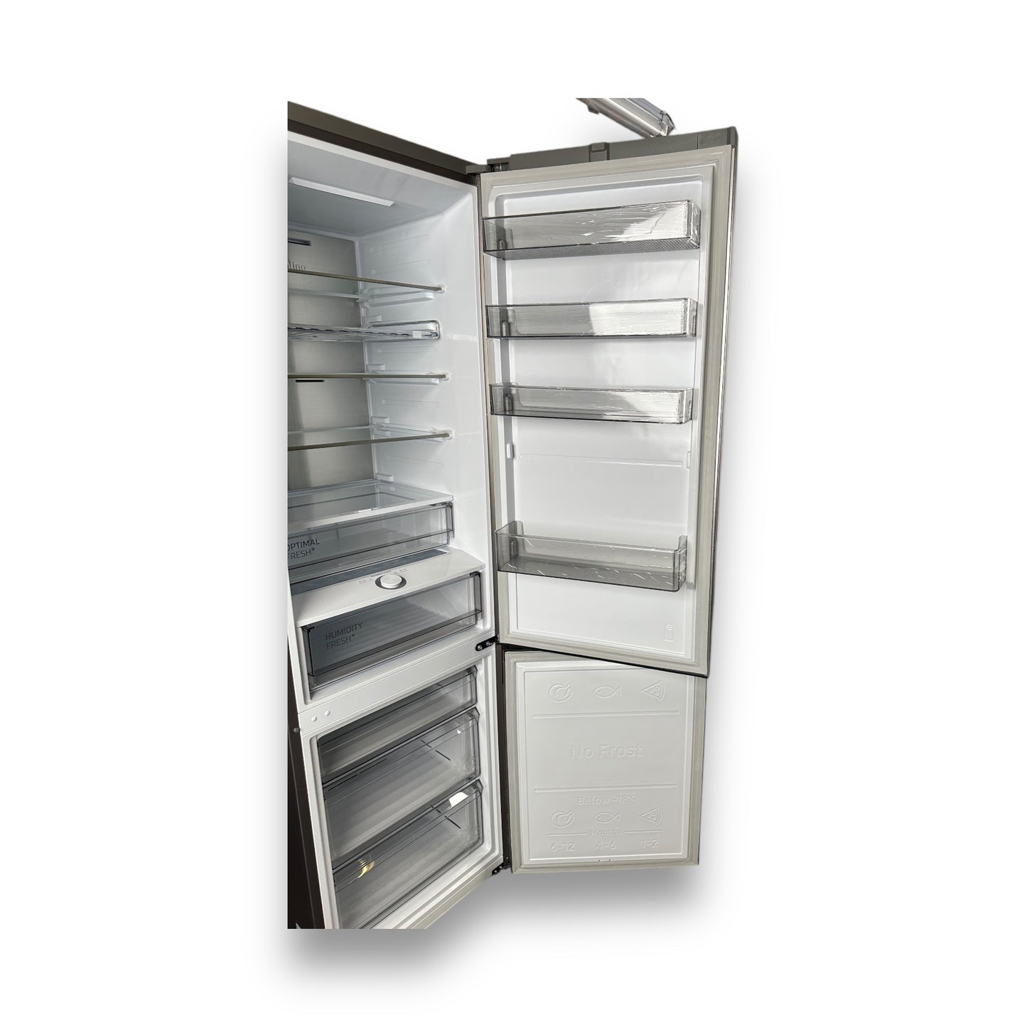 Samsung RL38C775CS9/EG Kühlgefrierkombination C, 390 l, 203 cm hoch, Premium Edelstahl Look