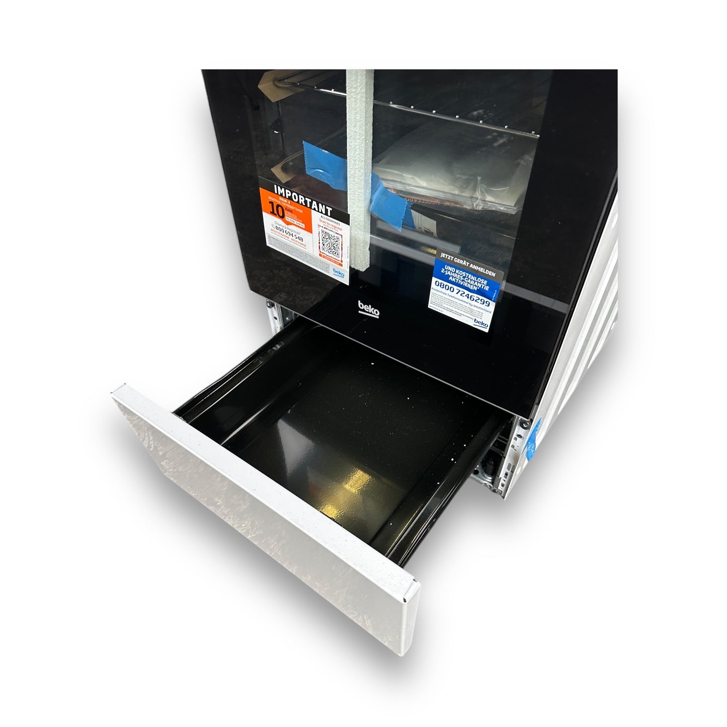 Beko FSM57100GW Standherd EEK A, Glaskeramikkochfeld, 55 l