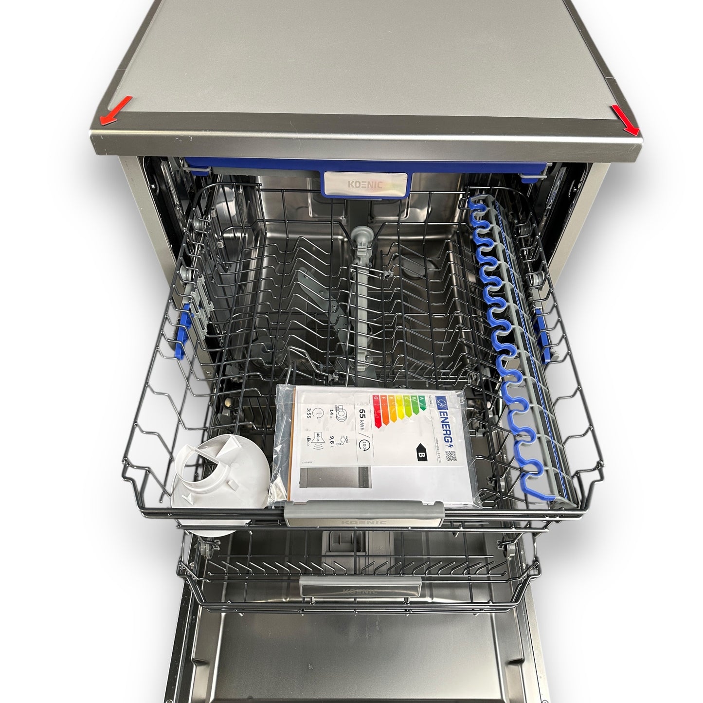 Koenic KDW 6021 B FS IN Geschirrspüler freistehend, 59,8 cm breit, 40 dB
