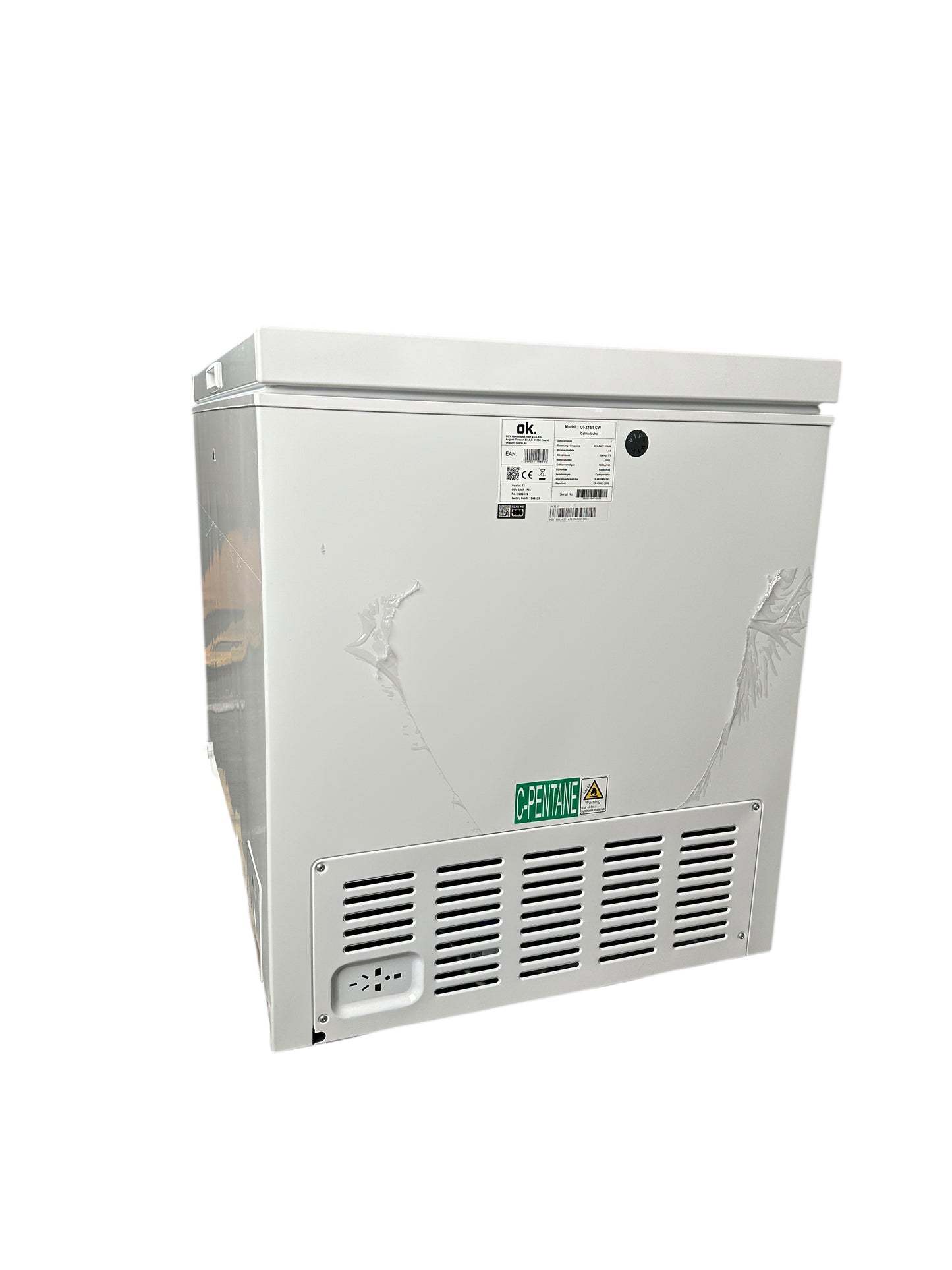 OK. OFZ 151 C W Gefriertruhe C, 300 l, 835 mm hoch