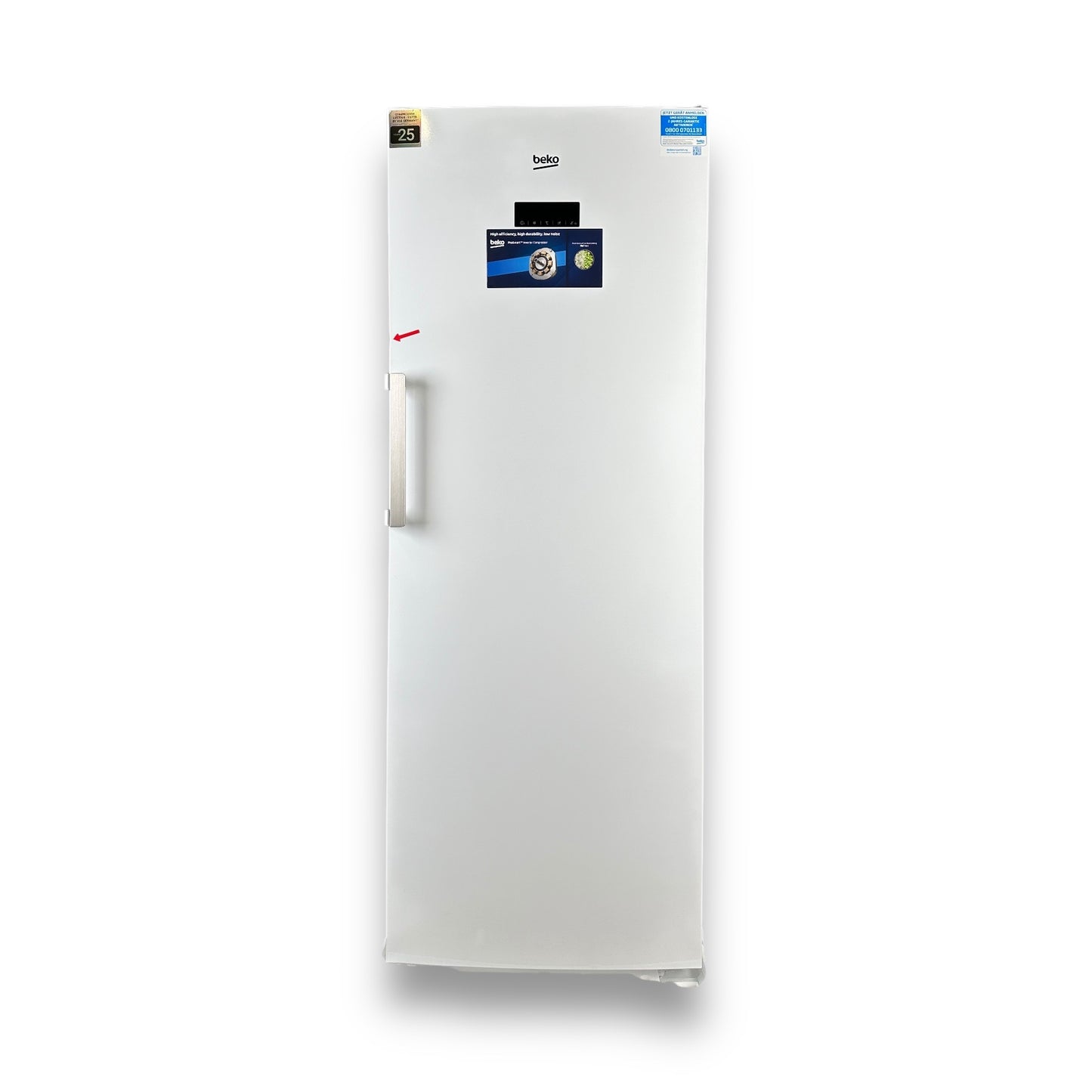 Beko RFNE448E45W Gefrierschrank D, 192 cm hoch