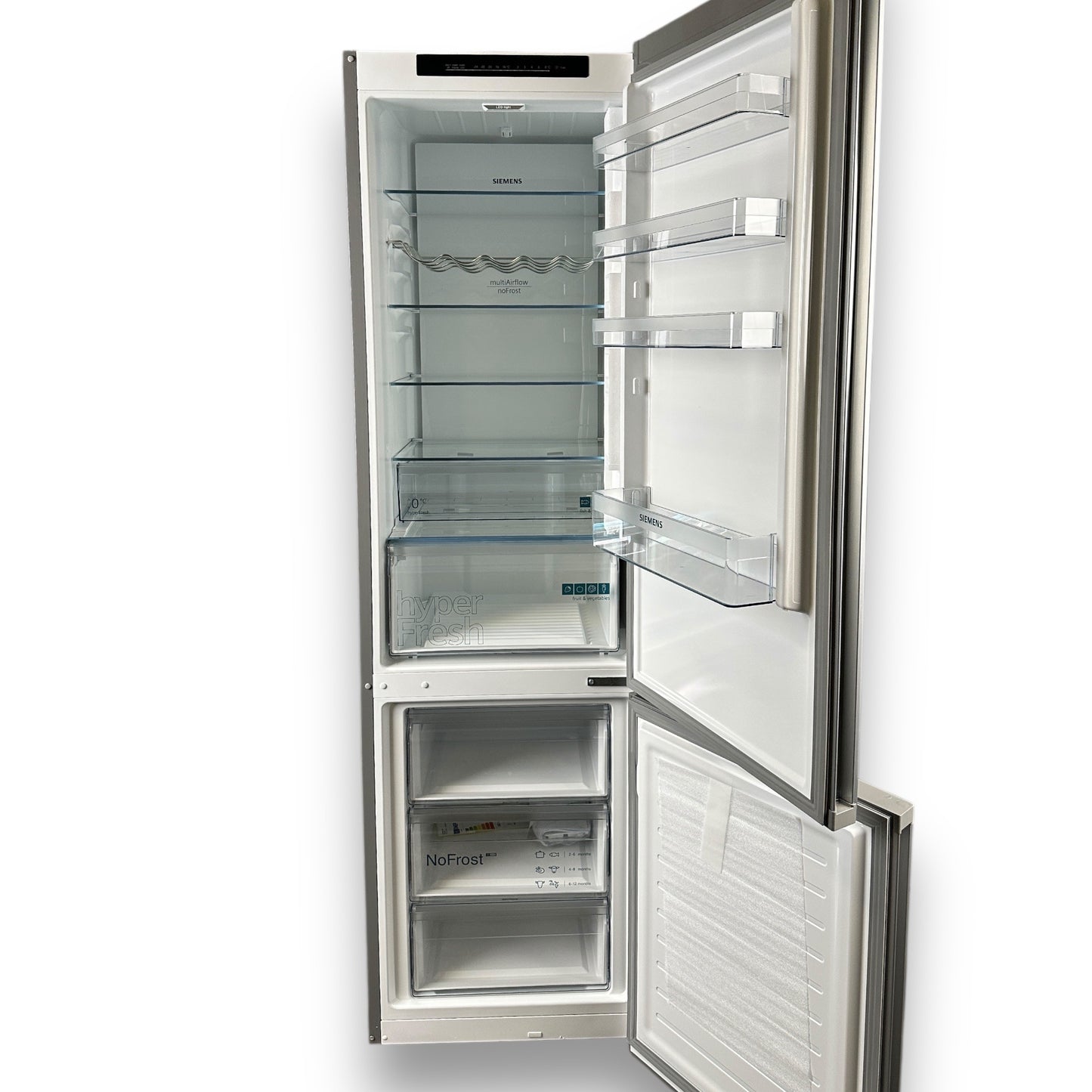 Siemens KG39N2LCF iQ300 Kühlgefrierkombination 203cm hoch, inox-look