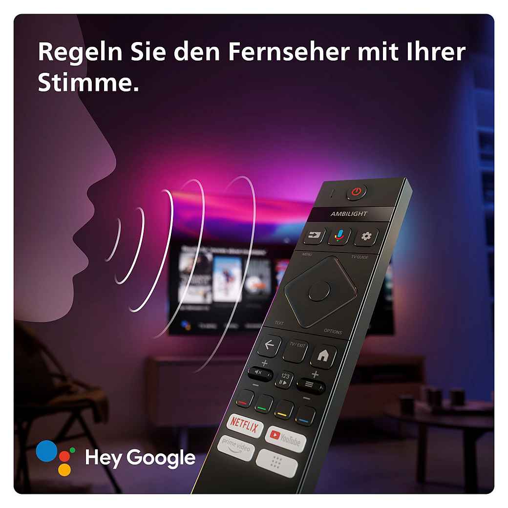 Philips 48OLED809 OLED 4K Ambilight Fernseher 48 Zoll / 121 cm, SMART TV, Google TV