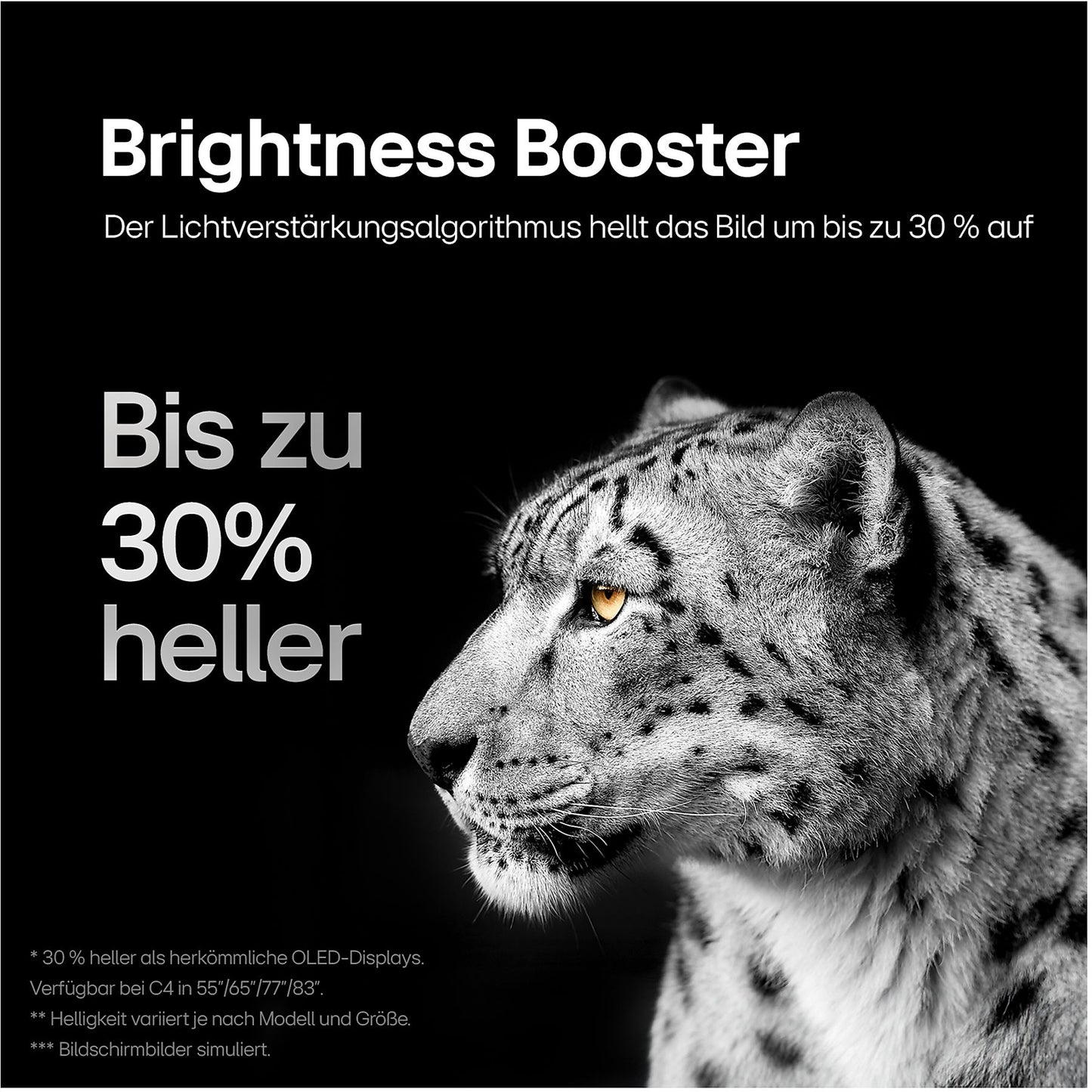 LG OLED83C47LA OLED 4K evo Fernseher 83 Zoll / 210 cm, SMART TV, webOS 24 mit LG ThinQ