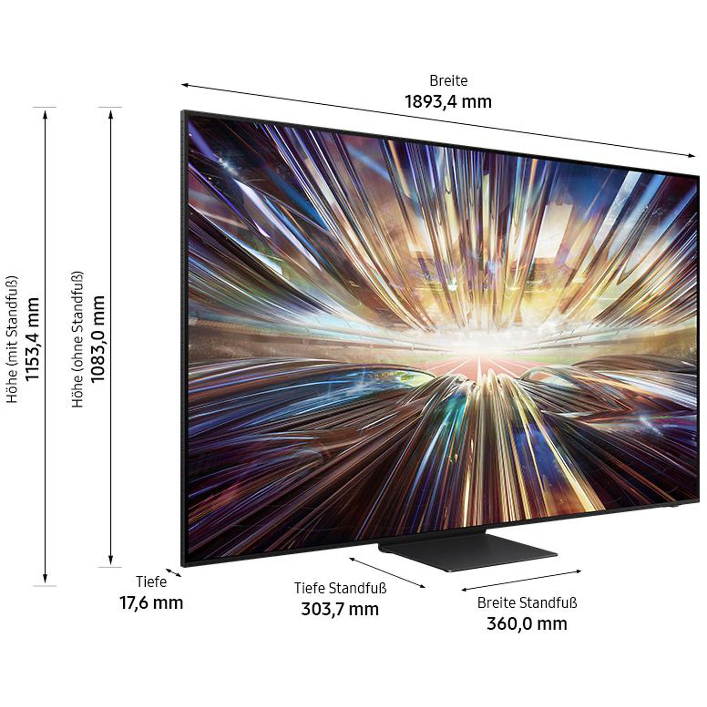 Samsung GQ85QN800D Neo QLED Mini LED AI UHD 8K Fernseher 85 Zoll / 214 cm