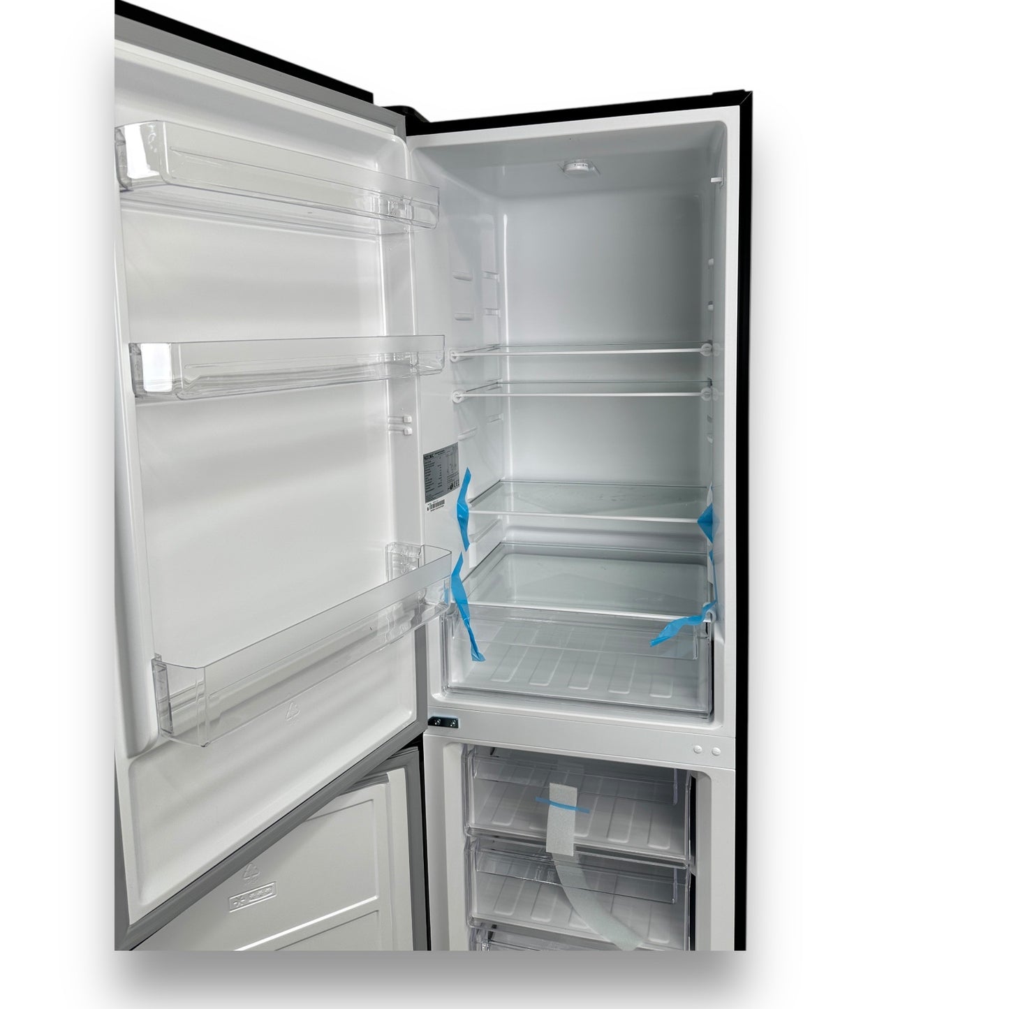 Koenic KFK 631-1 C IN Kühlgefrierkombination C, 315 l, 185,8 cm hoch, Inox