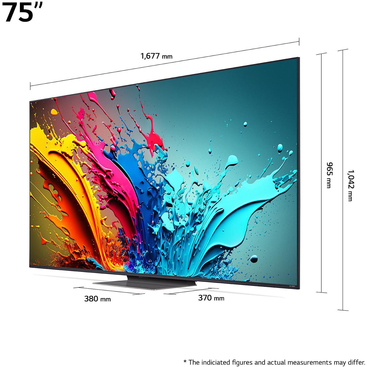 LG 75QNED86T6A UHD 4K QNED Fernseher 75 Zoll / 190 cm, SMART TV, webOS 24
