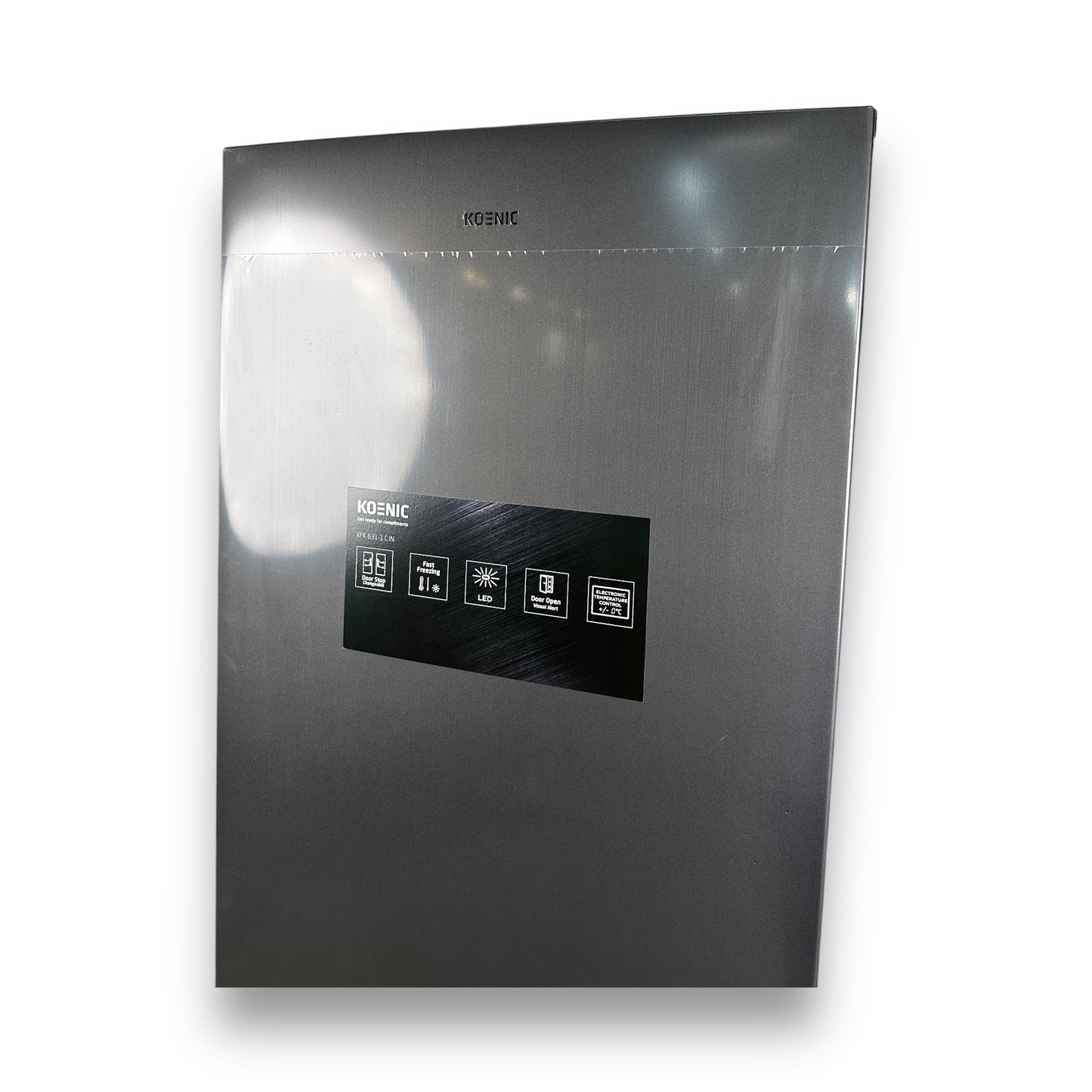 Koenic KFK 631-1 C IN Kühlgefrierkombination 315 l 185,8 cm hoch Inox