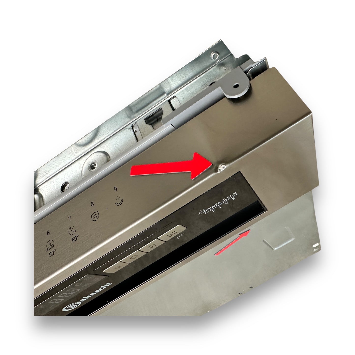 Bauknecht BSBO 3O35 PF X Geschirrspüler teilintegrierbar, 44,8 cm breit