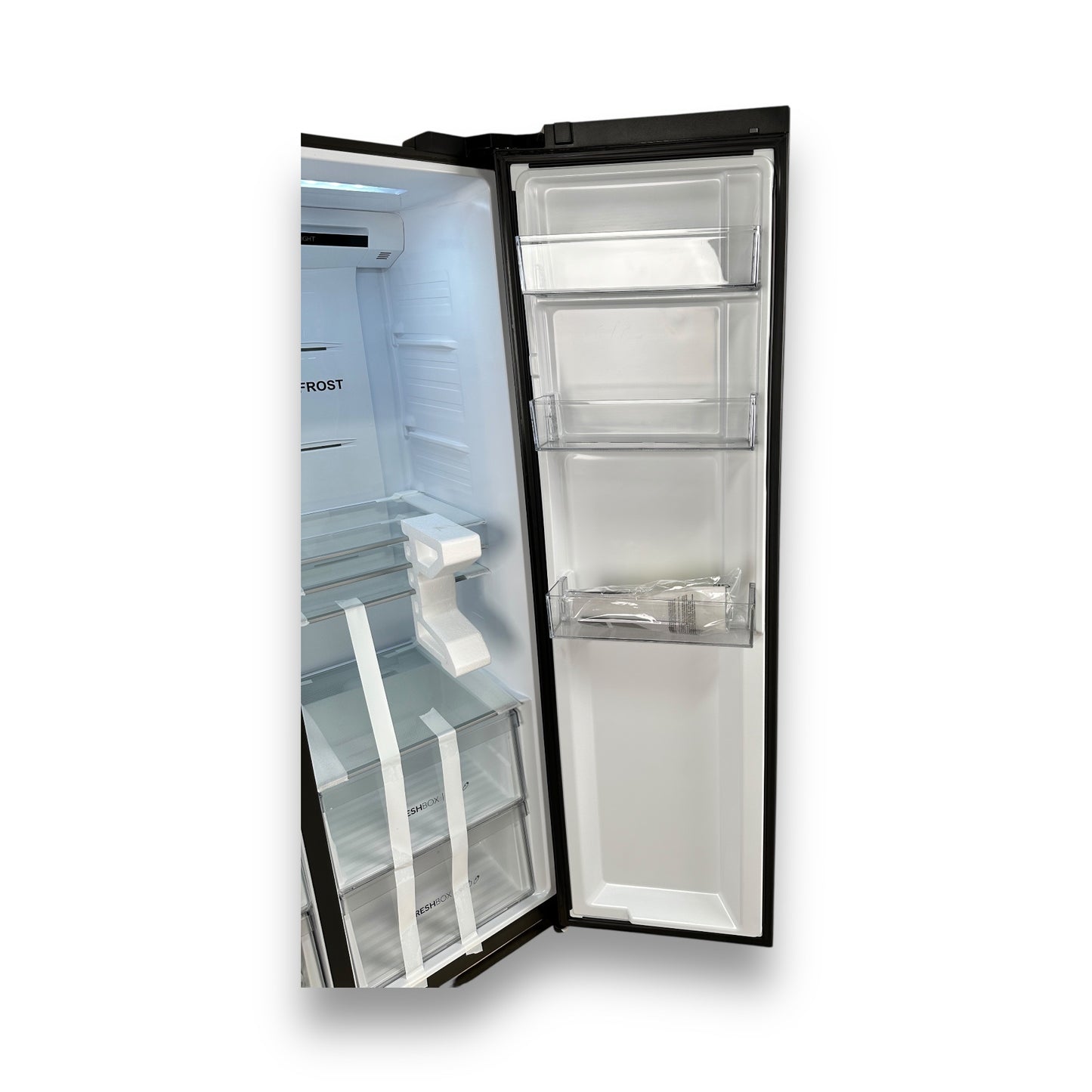 Haier HSR5918DIPB SBS 90 SERIE 5 Side-by-Side Kühlschrank 177,5cm Schwarz Matt