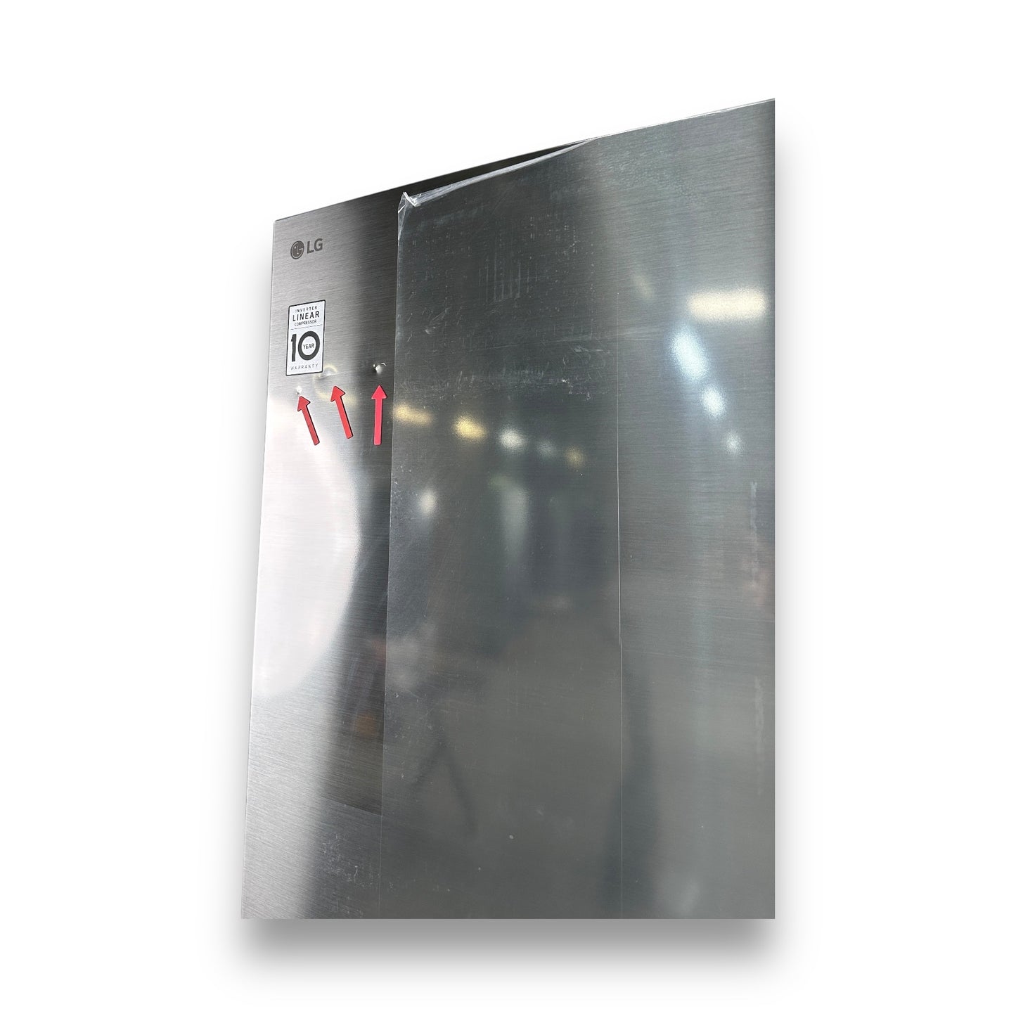 LG GBP62PZNAC Serie 6 Kühlgefrierkombination A, 203cm hoch, Platinum Silver