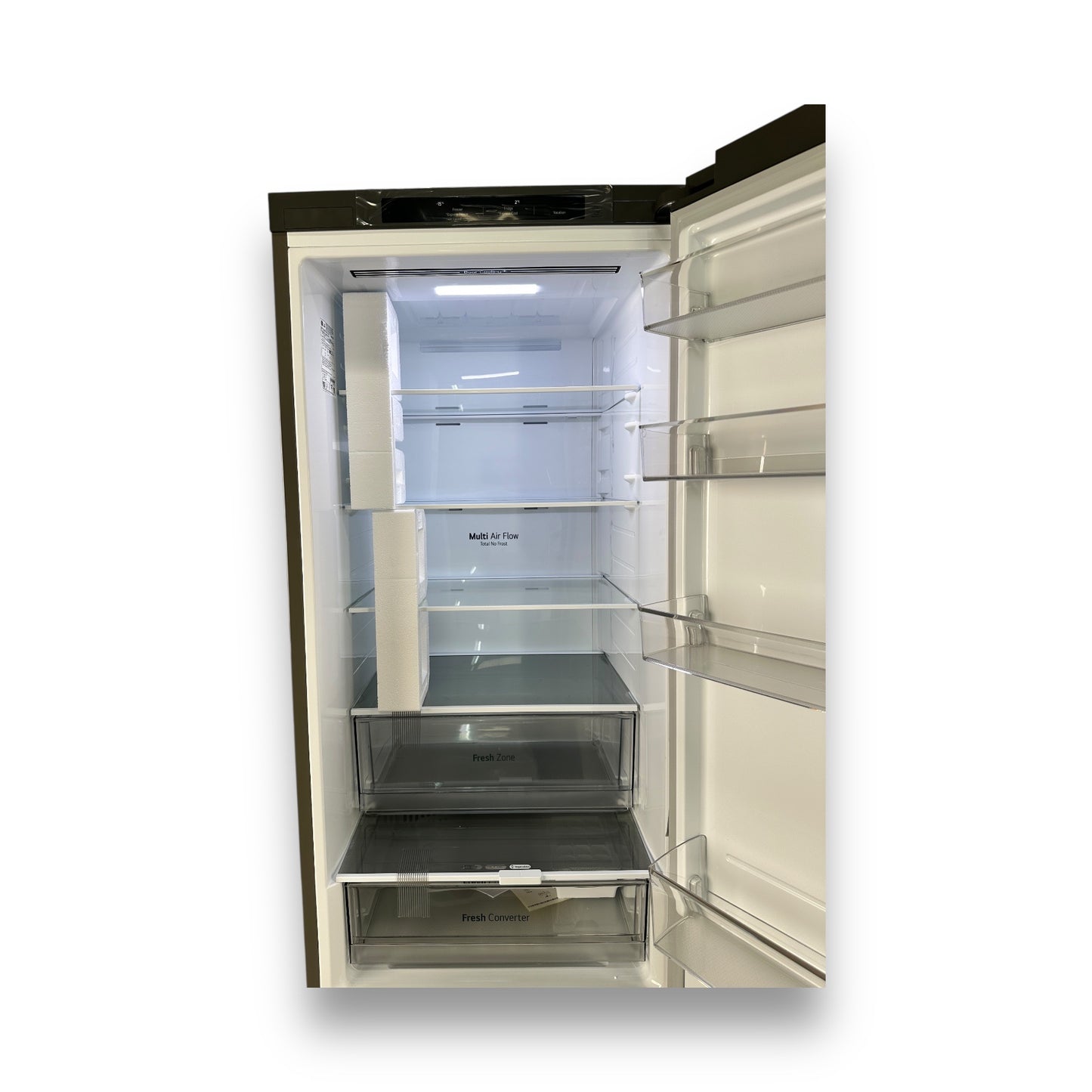 LG GBP62PZNAC Serie 6 Kühlgefrierkombination A, 203cm hoch, Platinum Silver