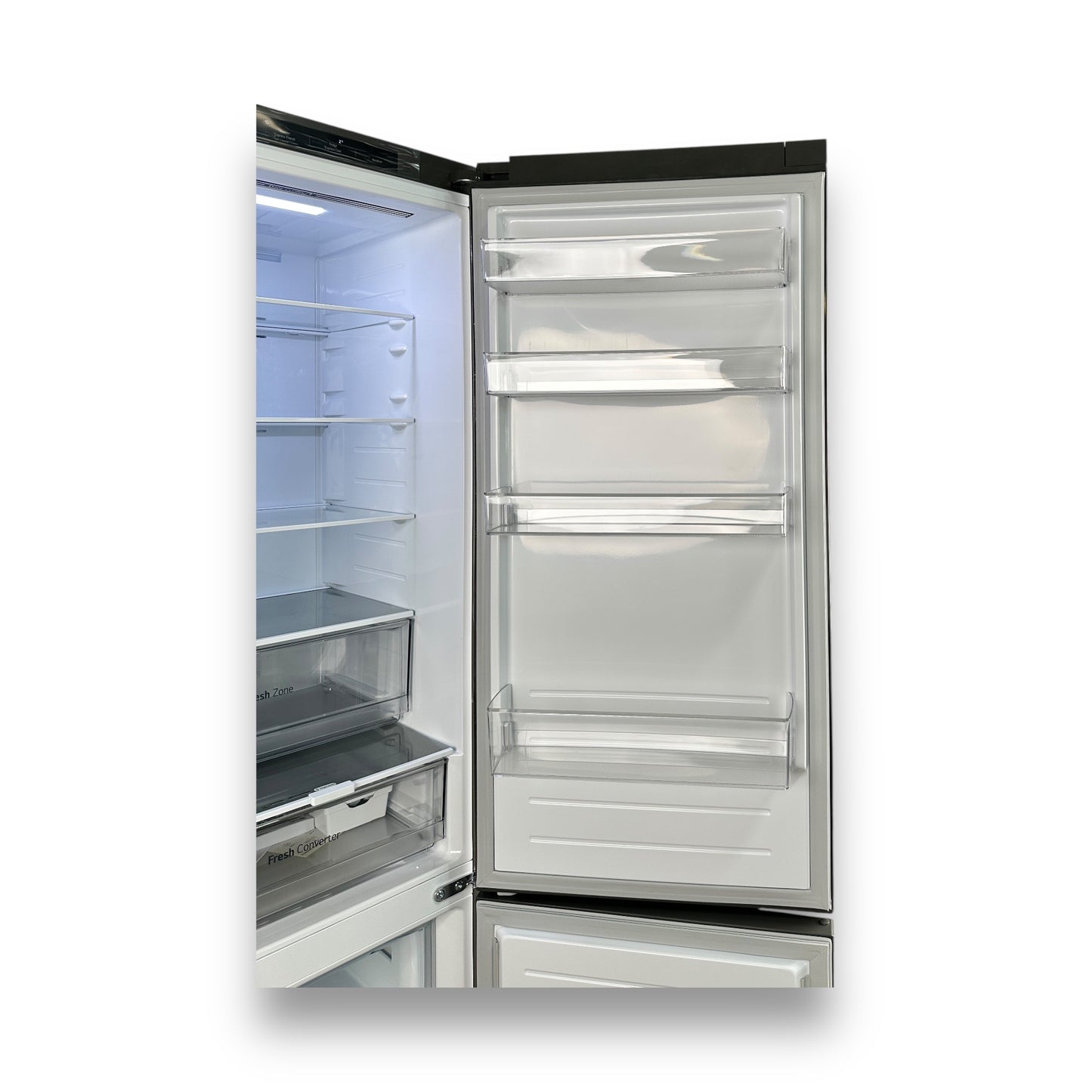 LG GBP62PZNAC Serie 6 Kühlgefrierkombination A, 203cm hoch, Platinum Silver