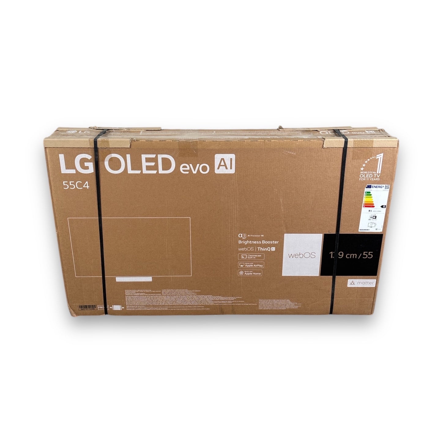 LG OLED55C43LA OLED evo Fernseher 55 Zoll, OLED 4K, SMART TV