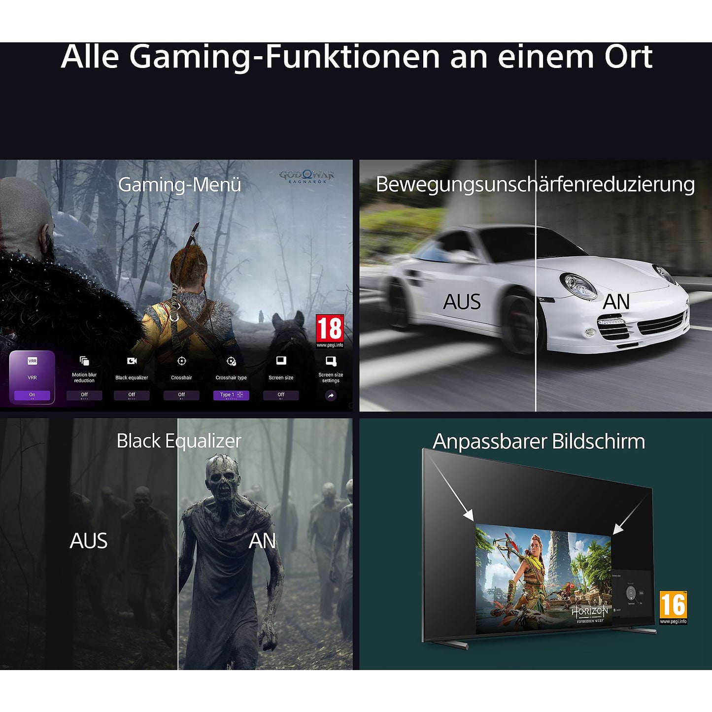 Sony BRAVIA 8 K55XR80 OLED UHD 4K Fernseher 55 Zoll / 139 cm, SMART TV, Google TV