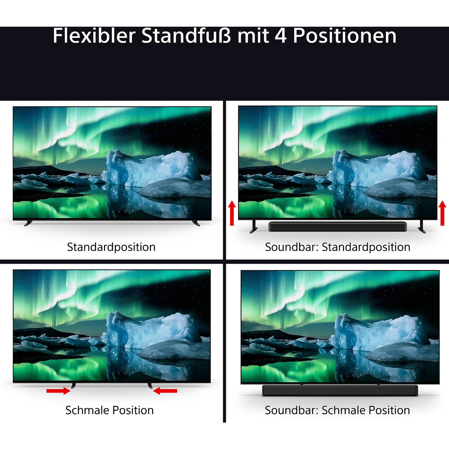 Sony BRAVIA 8 K55XR80 OLED UHD 4K Fernseher 55 Zoll / 139 cm, SMART TV, Google TV