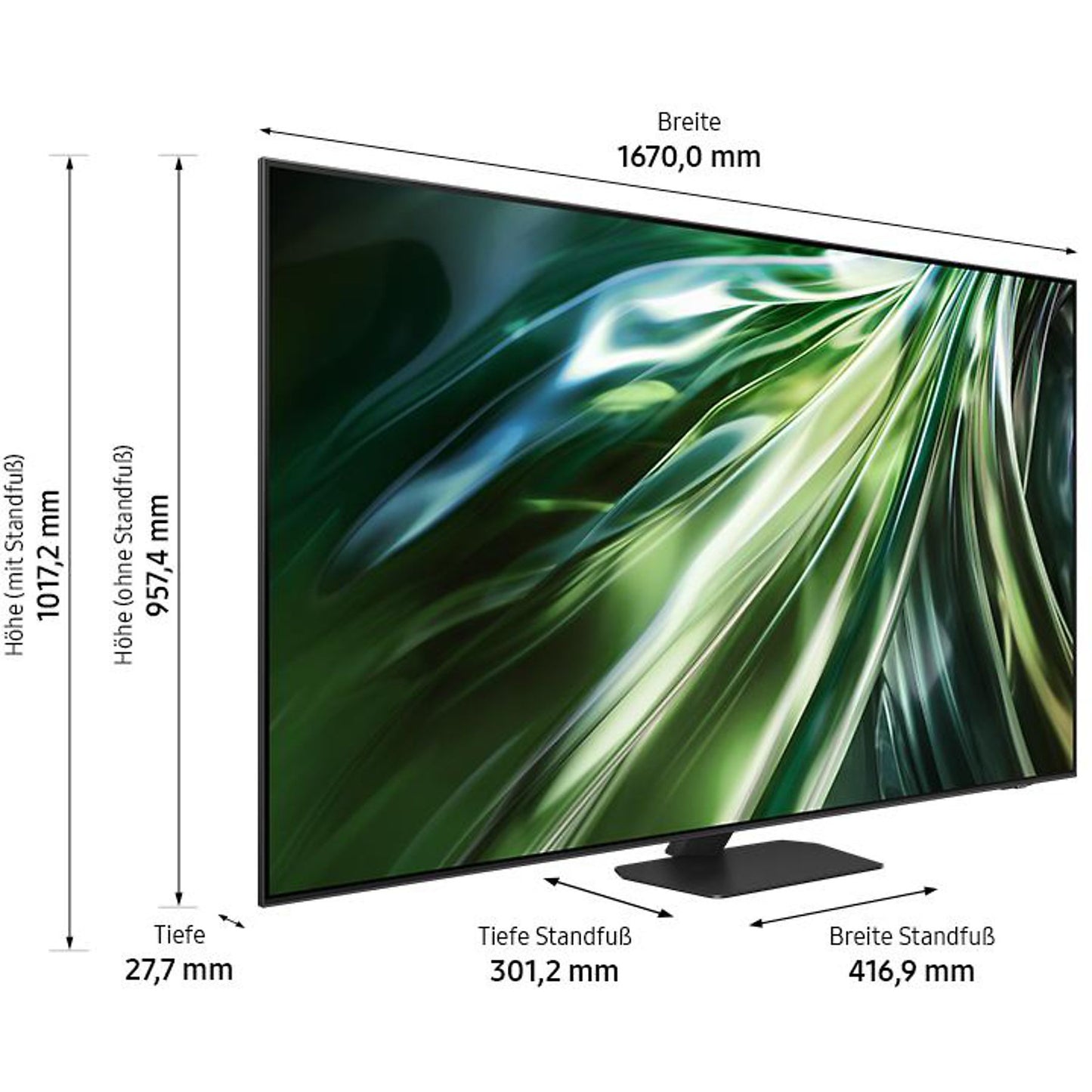 Samsung GQ75QN90D Neo QLED Mini LED Fernseher 75 Zoll UHD 4K SMART TV Tizen