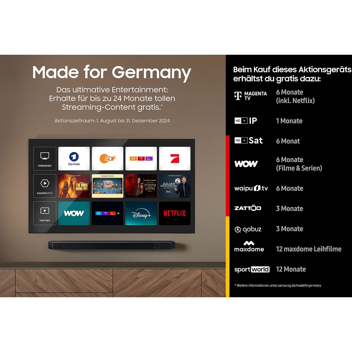 Samsung OLEDGQ55S95D OLED 4K Fernseher 55 Zoll, SMART TV, Glare Free