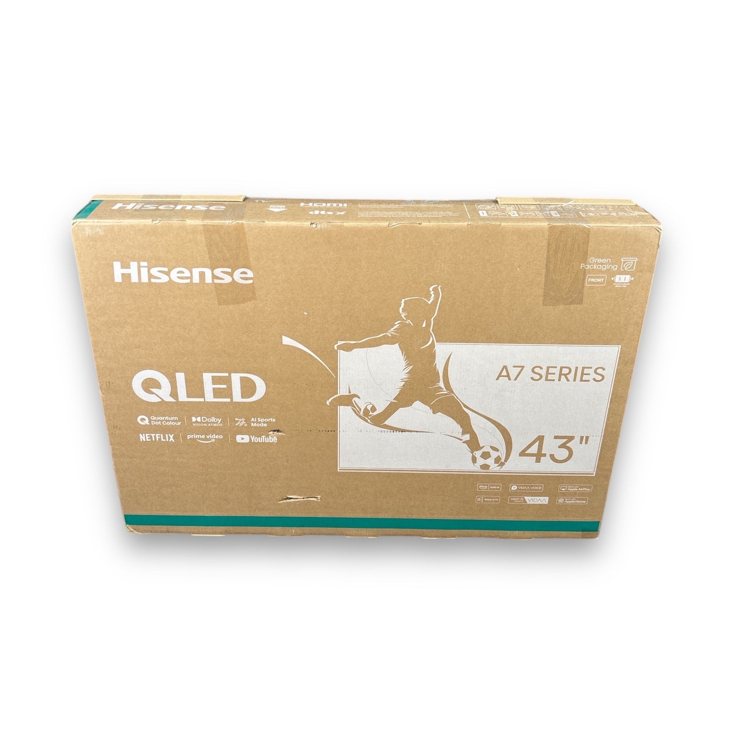Hisense 43A7NQ QLED Fernseher 43 Zoll, UHD 4K, SMART TV