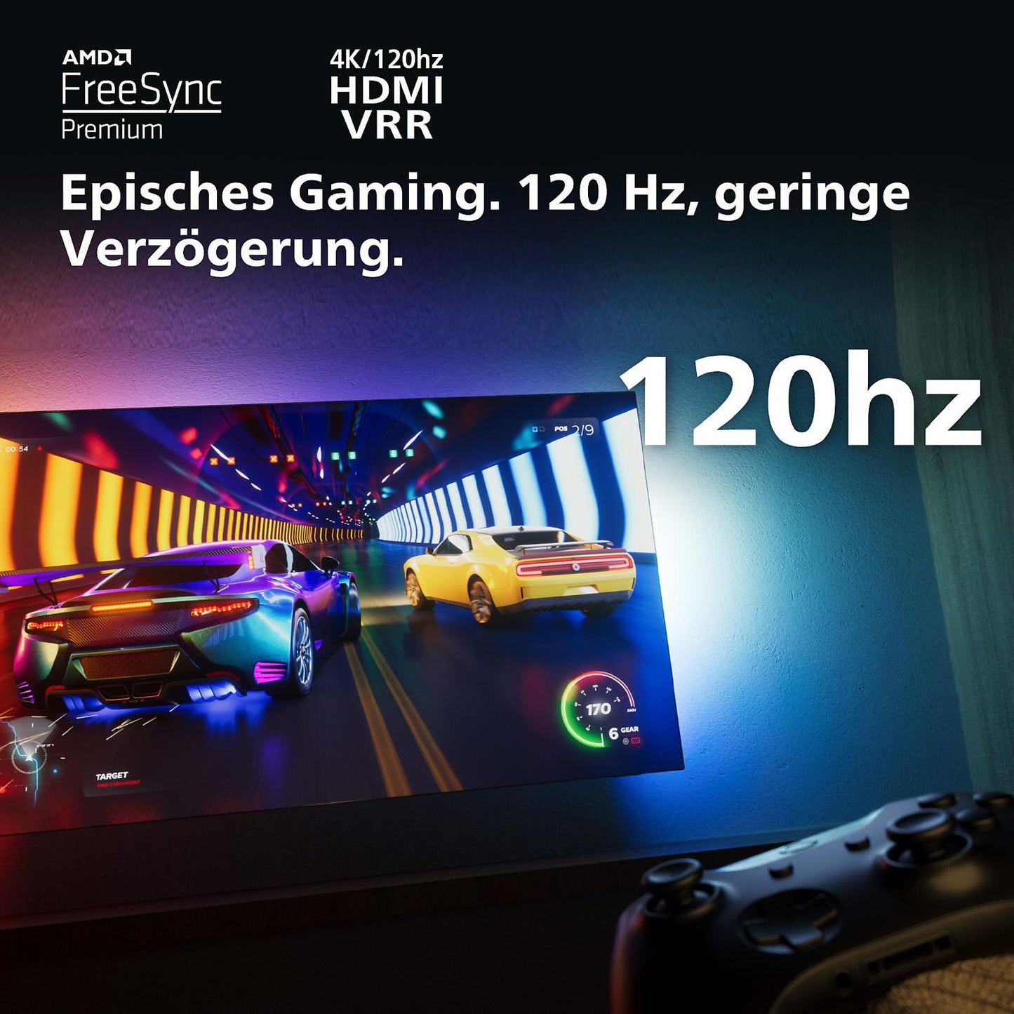 Philips 55PML9008/12 LED Ambilight Fernseher 55 Zoll, UHD 4K, SMART TV