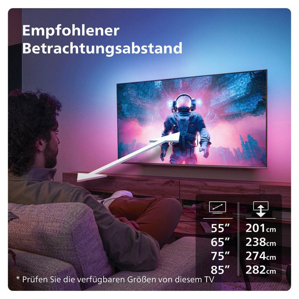 Philips 55PML9009 4K MiniLED Ambilight Fernseher 55 Zoll UHD 4K SMART TV