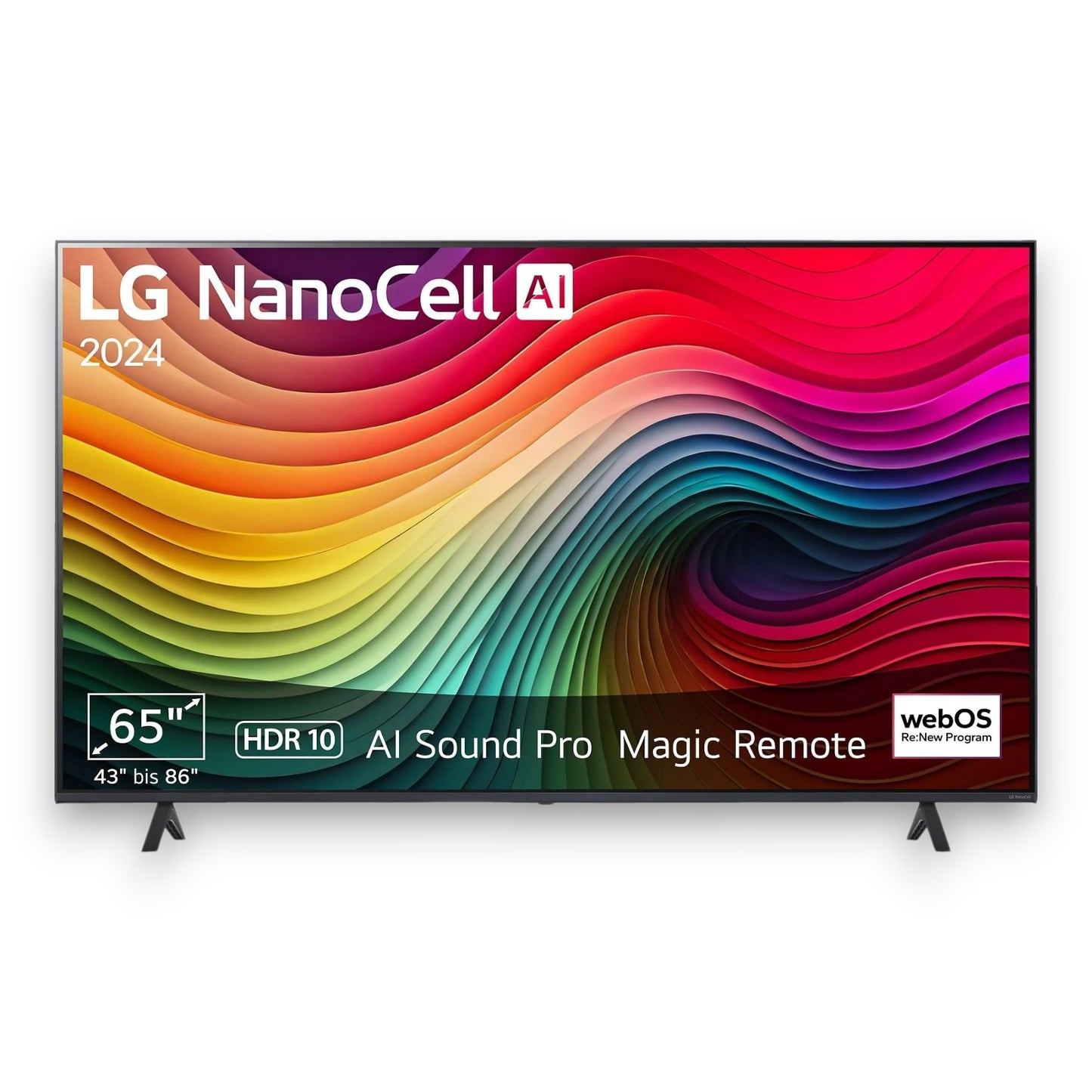 LG 65NANO81T6A NanoCell Fernseher 65 Zoll UHD 4K SMART TV webOS 24