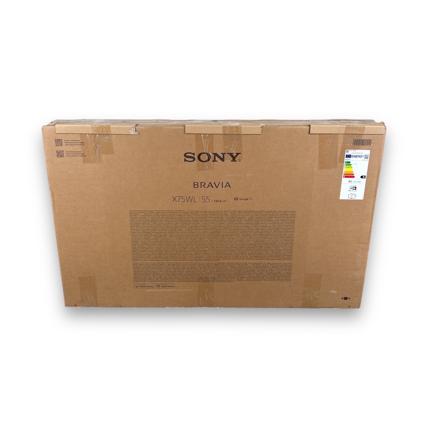 Sony BRAVIA KD-55X75WL HDR 4K TV 55 Zoll / 139 cm Google TV