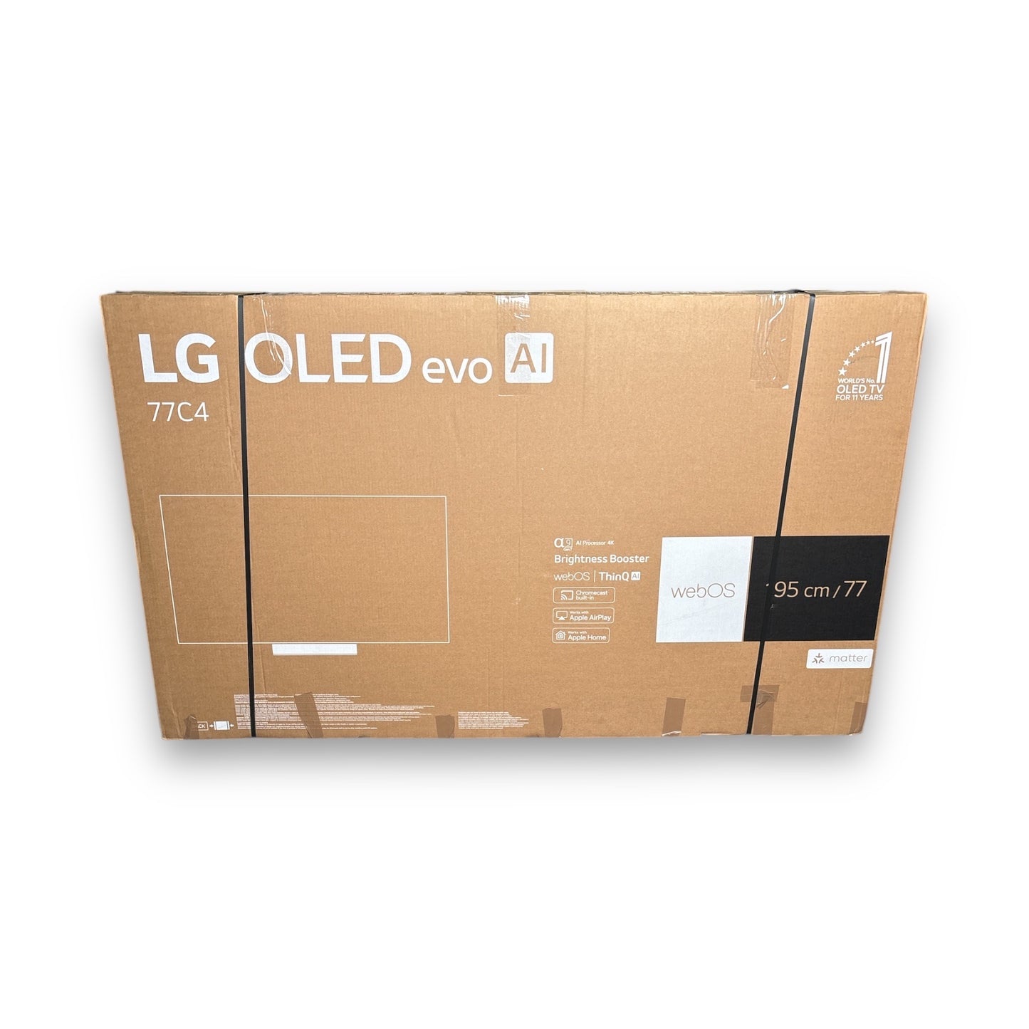 LG OLED77C43LA OLED evo Fernseher 77 Zoll / 195 cm, OLED 4K, SMART TV