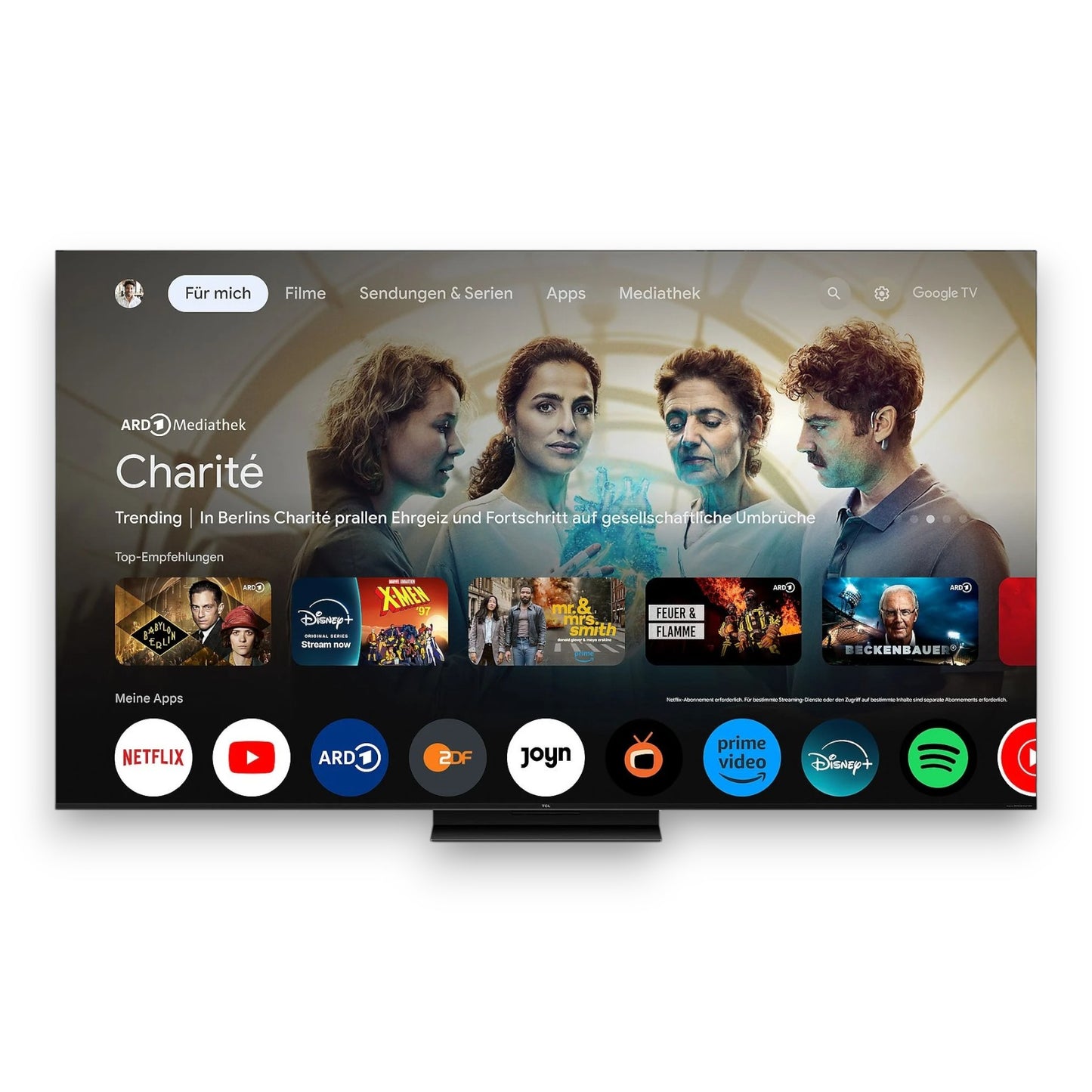 TCL 75C7K QD-Mini-LED Google Fernseher 75 Zoll HDR 4K SMART TV