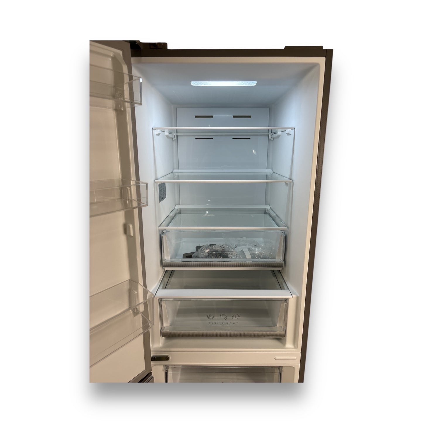 Koenic KFK 621 C NF IN Kühlgefrierkombination C, 338 l, 1850 mm hoch, Inox