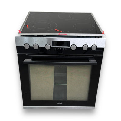 AEG KOMBI43PI Serie 6000 Einbau-Herdset mit Induktionskochfeld SurroundCook Pyrolyse