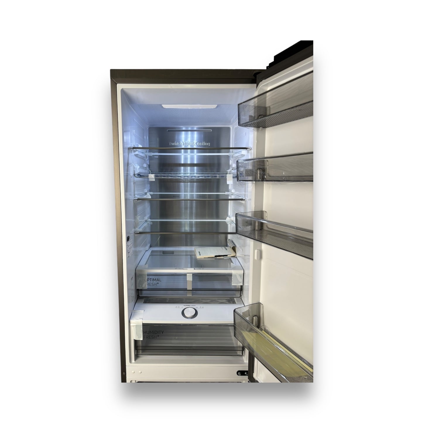 Samsung RL38C7B5BS9 Bespoke Kühlgefrierkombination B 203cm Edelstahl Look