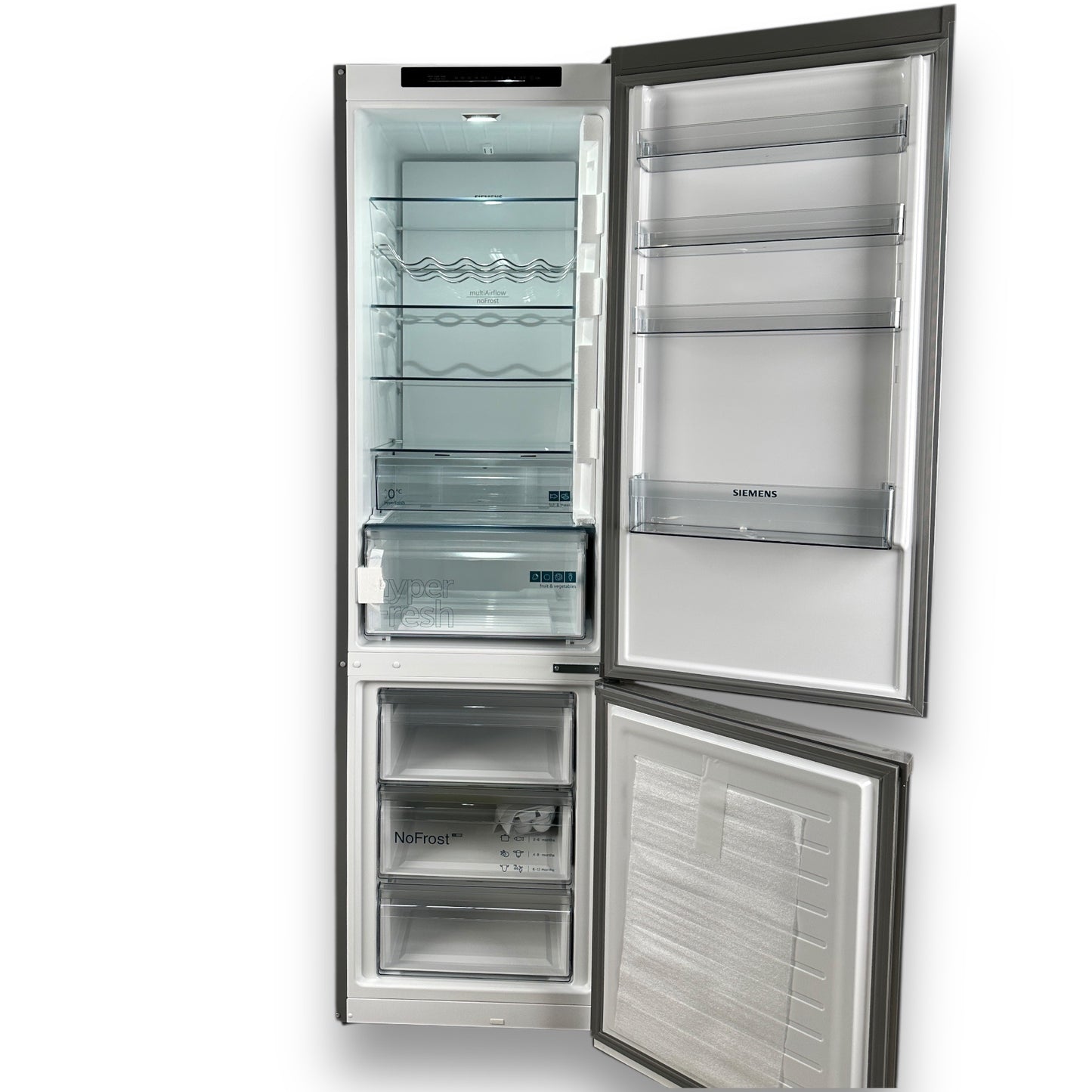 Siemens KG39N2LCF iQ300 Kühlgefrierkombination 203cm hoch, inox-look