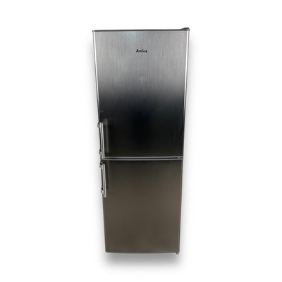 Amica KGC 384 110 E Kühlgefrierkombination 148 cm hoch, Edelstahl