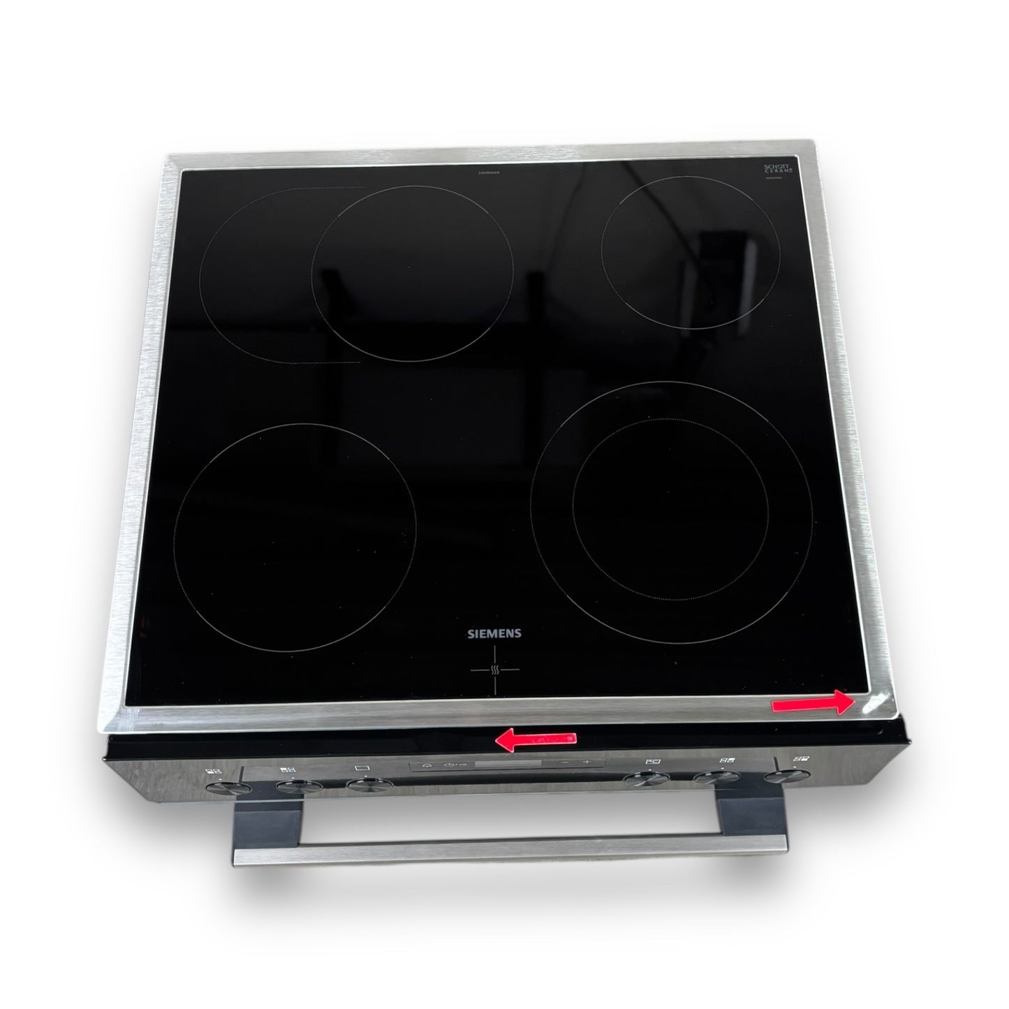 Siemens EQ411TAAB Einbauherdset Elektrokochfeld iQ100 Backofen und iQ300 Kochfeld