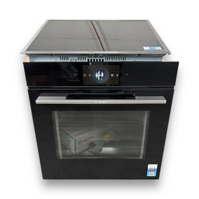 Bosch HBD80PY53 Serie 8/Serie 6 Herdset mit Induktionskochfeld Einbaubackofenset