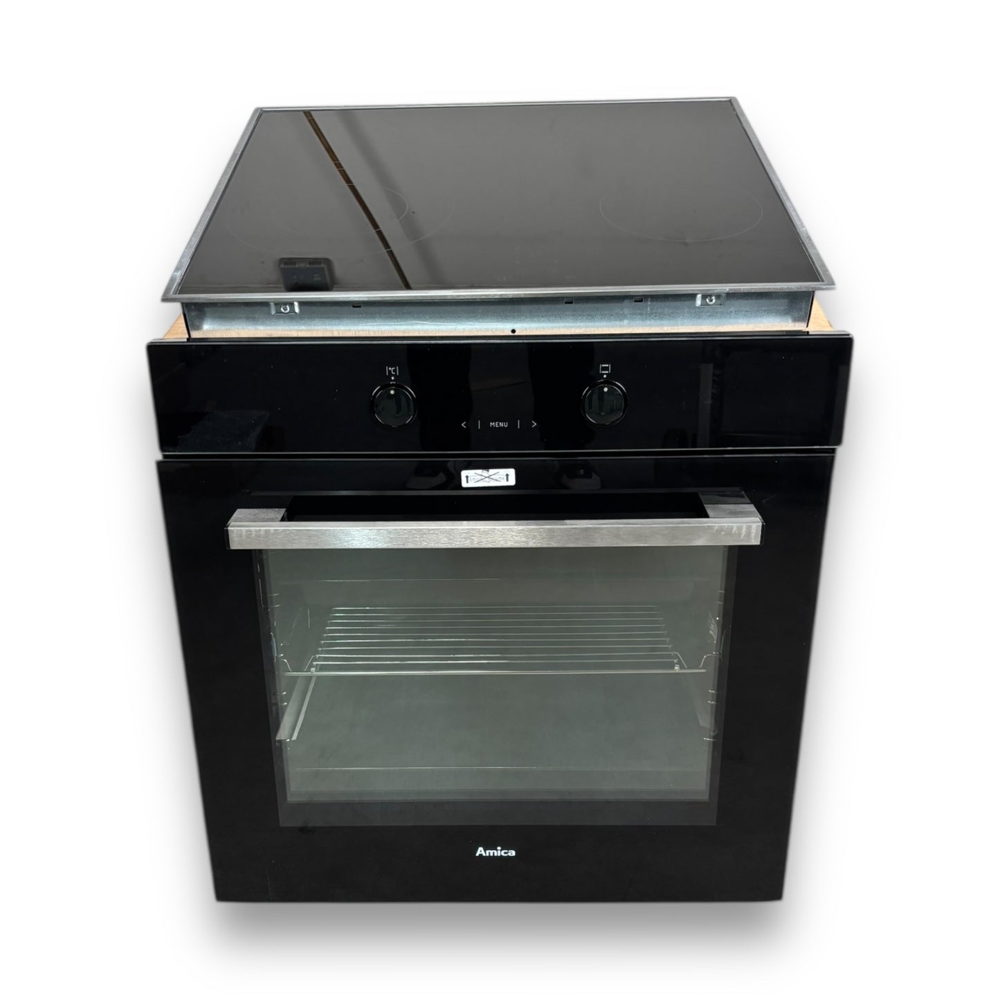 Amica BOXC 953 013 S Einbaubackofenset Elektrokochfeld, A, 77 l