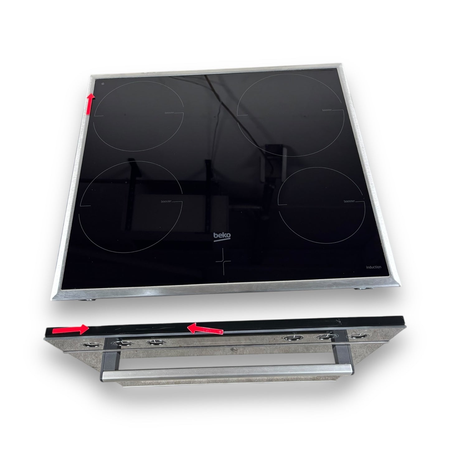 Beko BBUM13340XMPEF Pyrolyse Einbauherdset Induktion, A+