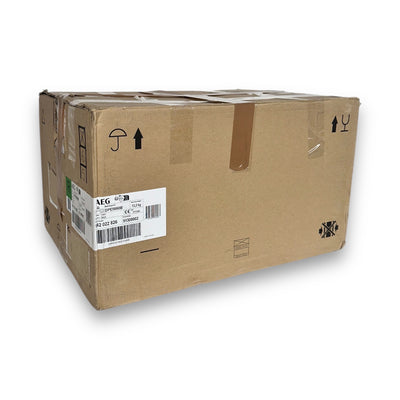 AEG DPE5660B Flachschirmhaube Hochleistungsmotor, Abluft- und Umluftbetrieb, Leuchtstreifen