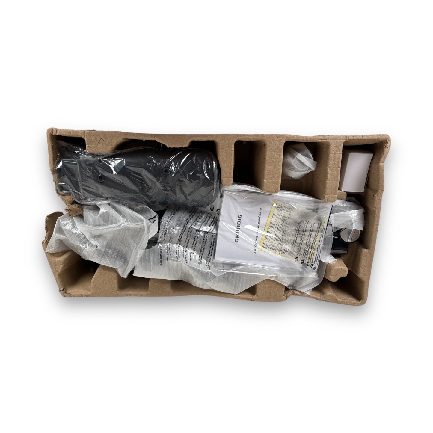 Grundig Akku-Stielstaubsauger 75min Akkulaufzeit, platzsparende Aufbewahrung VCH 9832