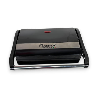 Bestron Elektrogrill Paninigrill Kontaktgrill 700 Watt APM123Z schwarz