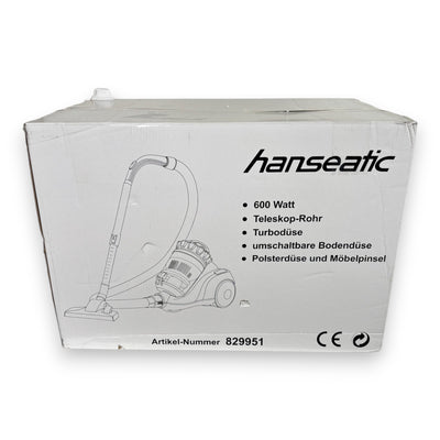 Hanseatic Bodenstaubsauger Zyklonentechnologie Hygienefilter 600W
