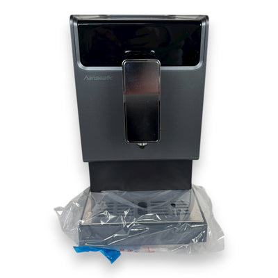 Hanseatic HACM121470ST Kaffeevollautomat magnetisch, abnehmbare Tassenabstellfläche, zwei separate Milchtanks