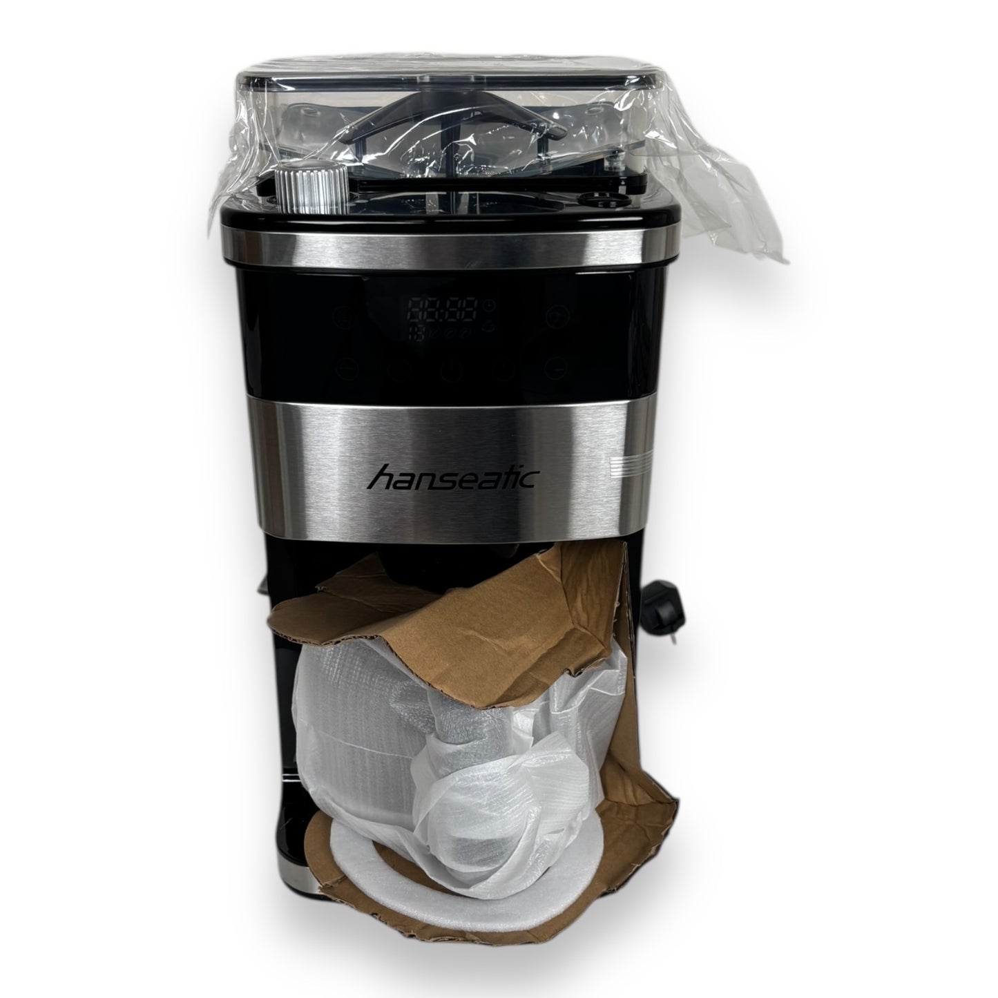 Hanseatic Filter Kaffeemaschine Mahlwerk HCMG105015SD 1,5l Kaffeekanne Timer