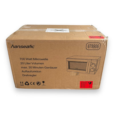 Hanseatic SMH207P3H-P Mikrowelle 700W weiß